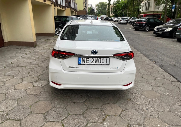 Toyota Corolla cena 89900 przebieg: 32000, rok produkcji 2021 z Warszawa małe 277